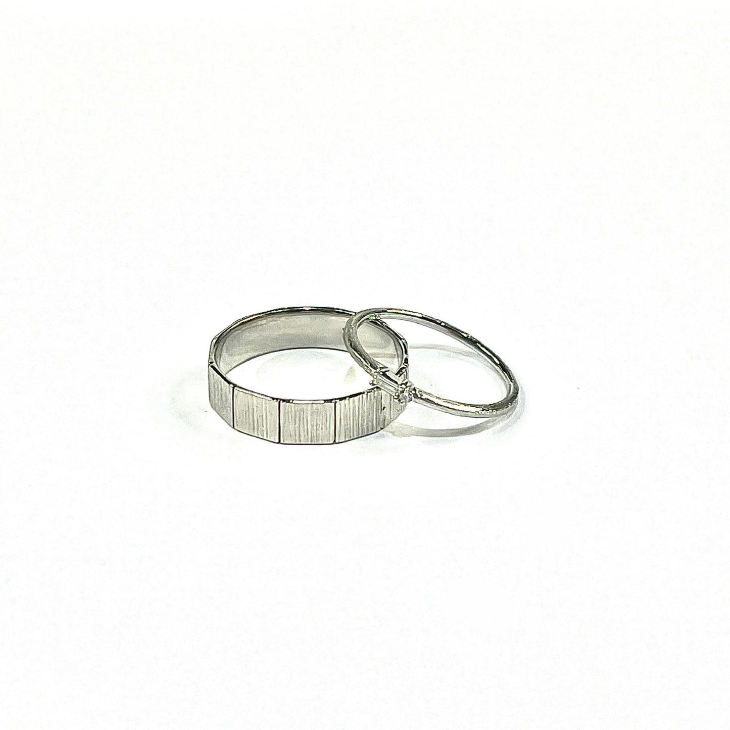 Men's Nature's Bark Texture Ring