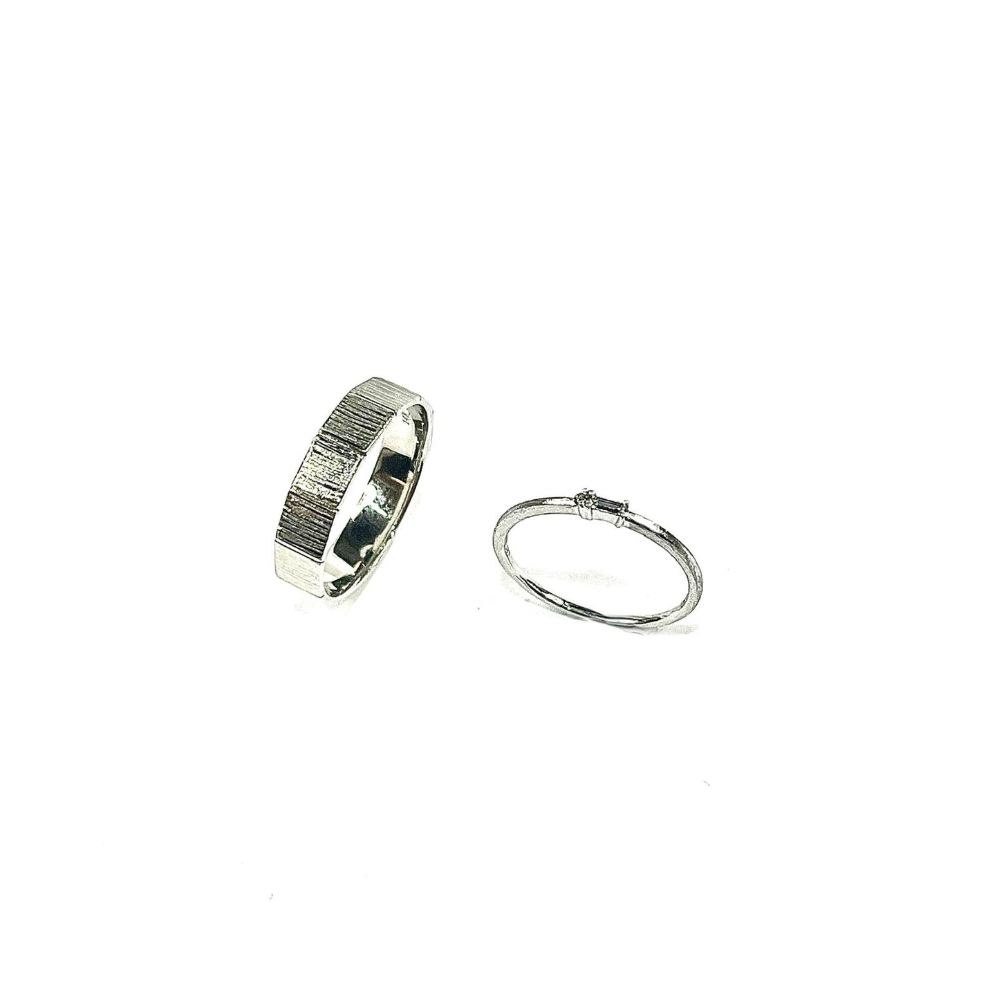 Men's Nature's Bark Texture Ring