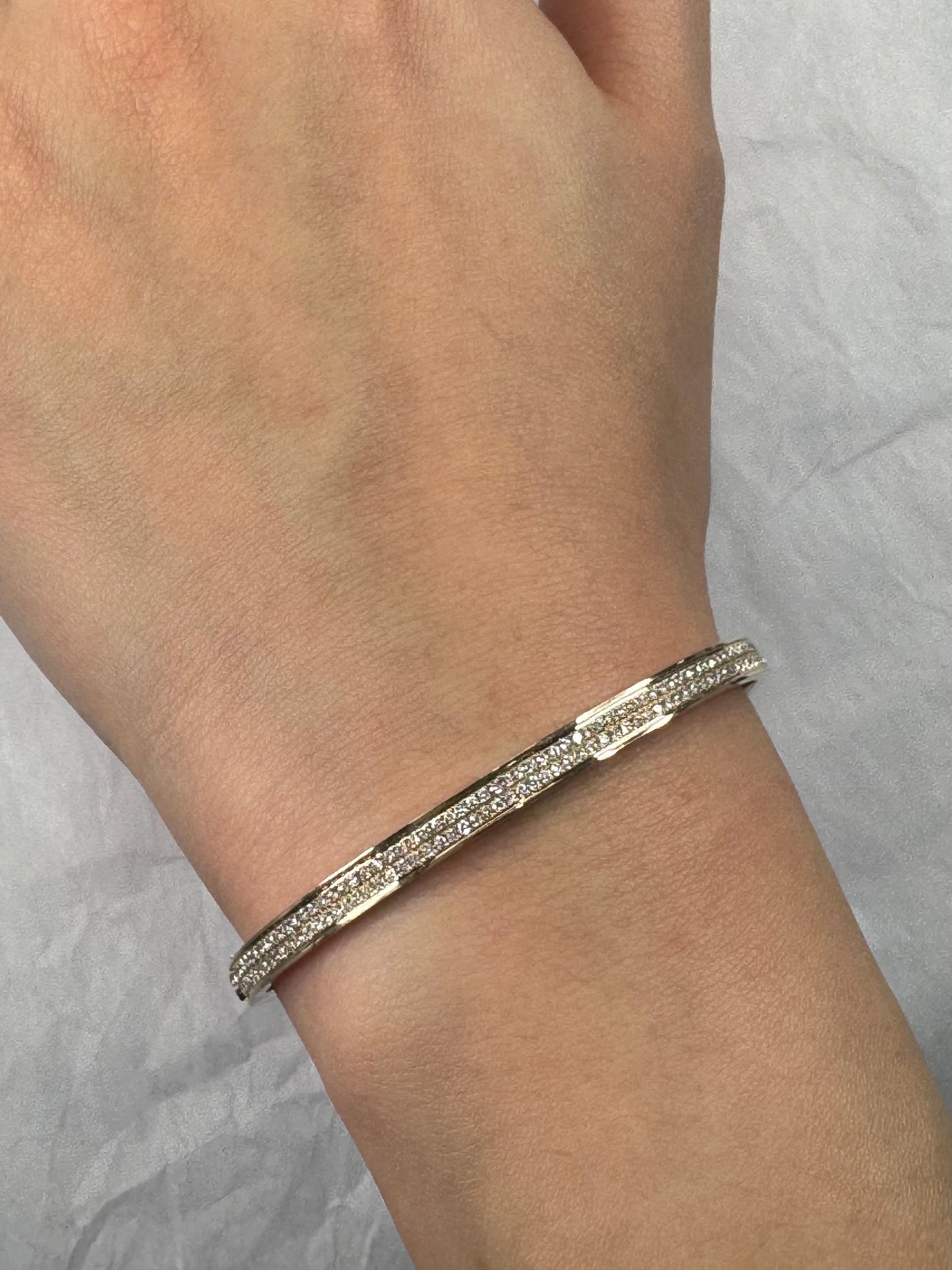 Love Me Bangle - Champagne Gold