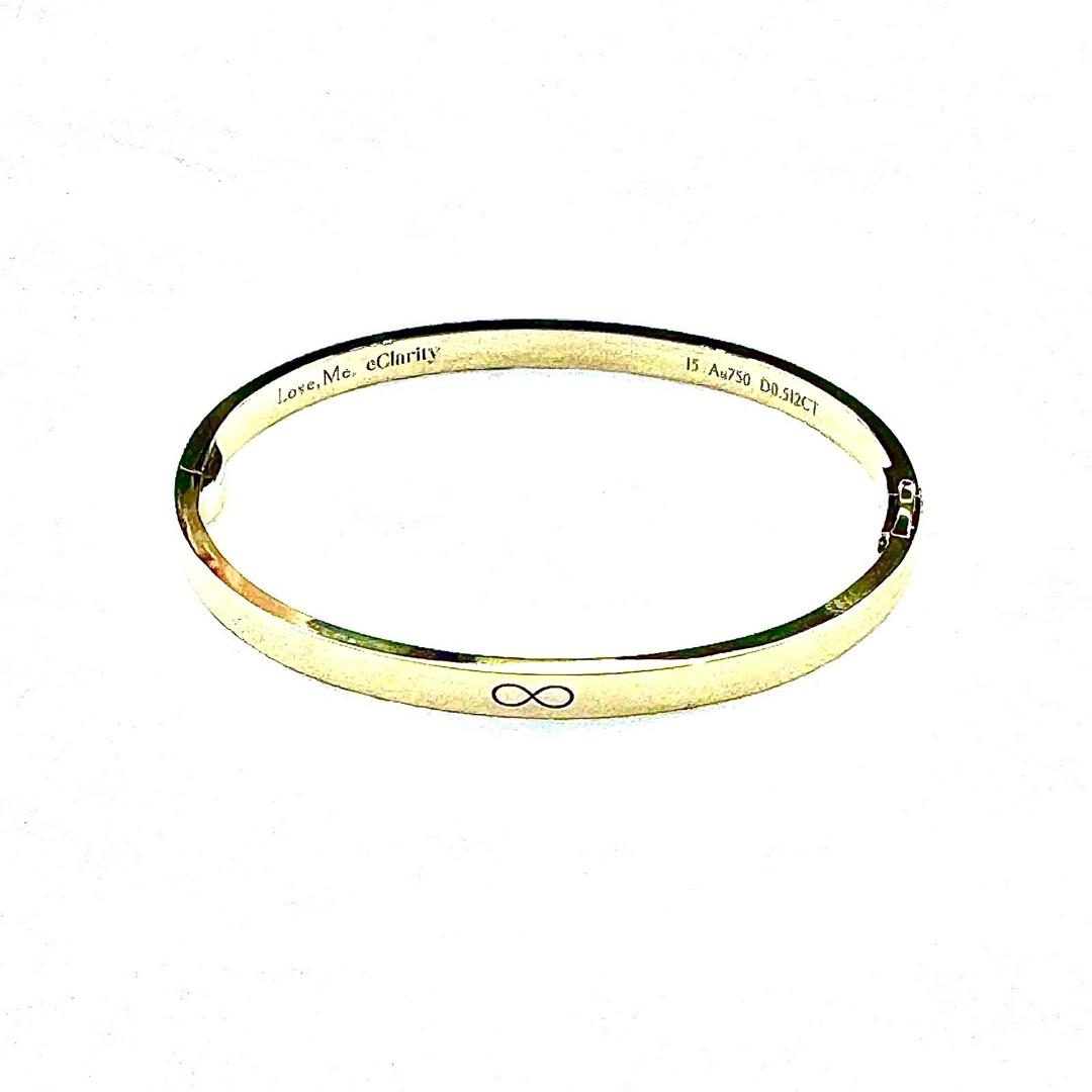 Love Me Bangle - Yellow Gold