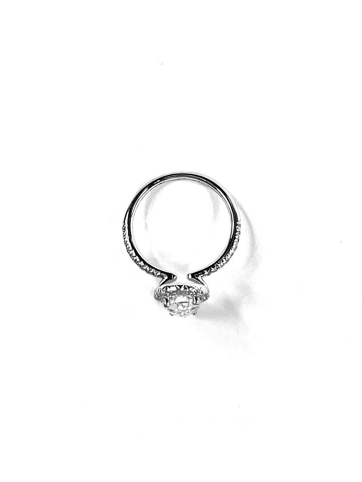Natural Pear Diamond - Halo