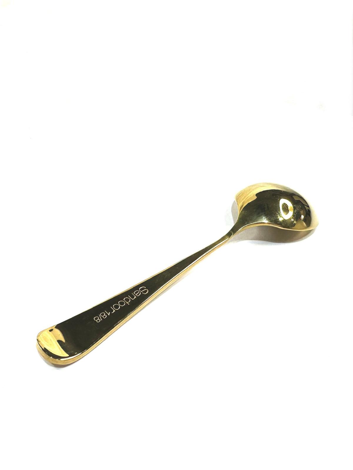 Yellow Gold Spoon