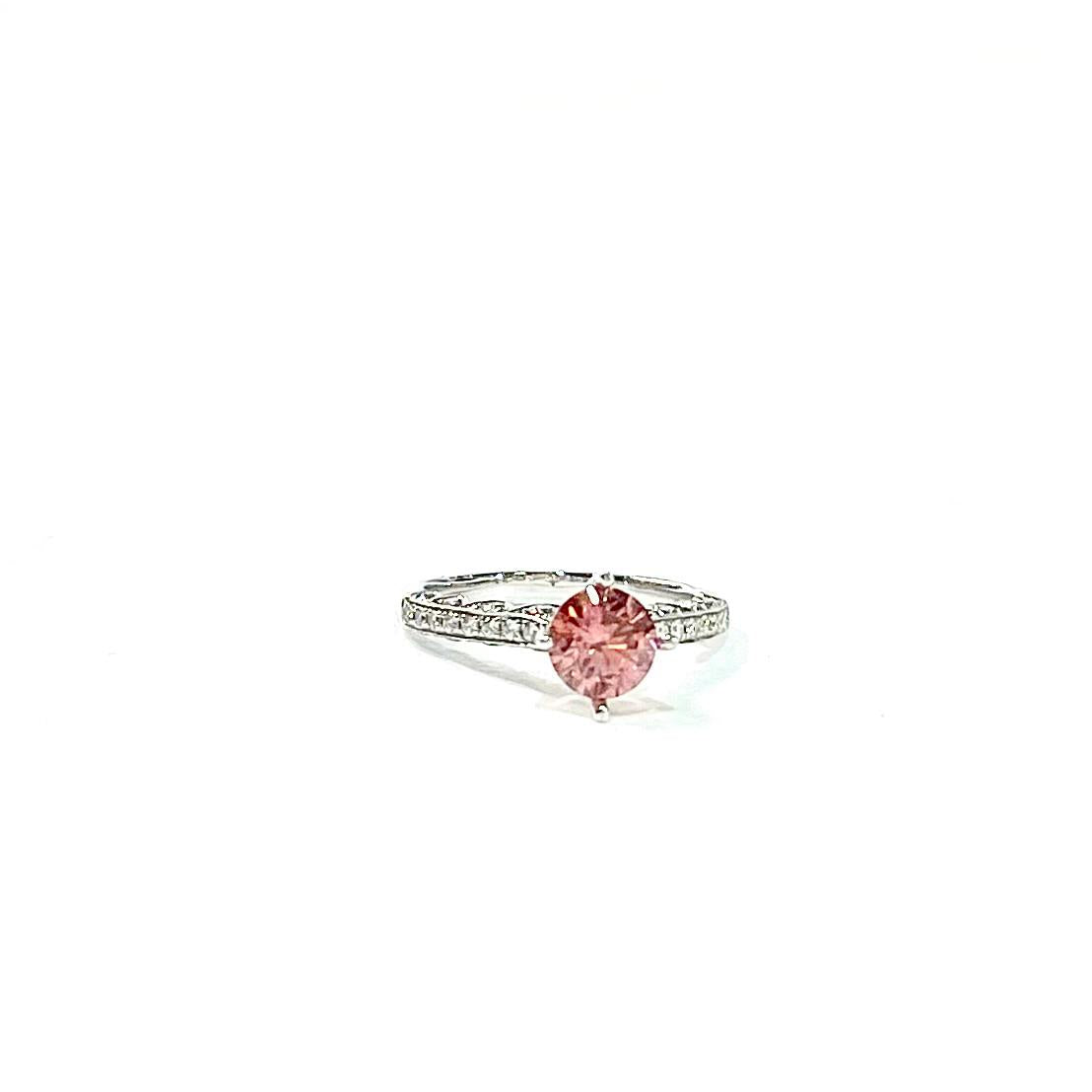 Pink Diamond Ring
