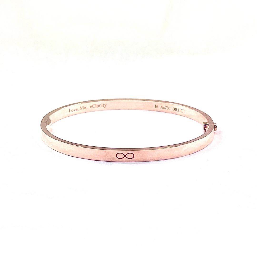 Love, Me Bangle - Rose Gold