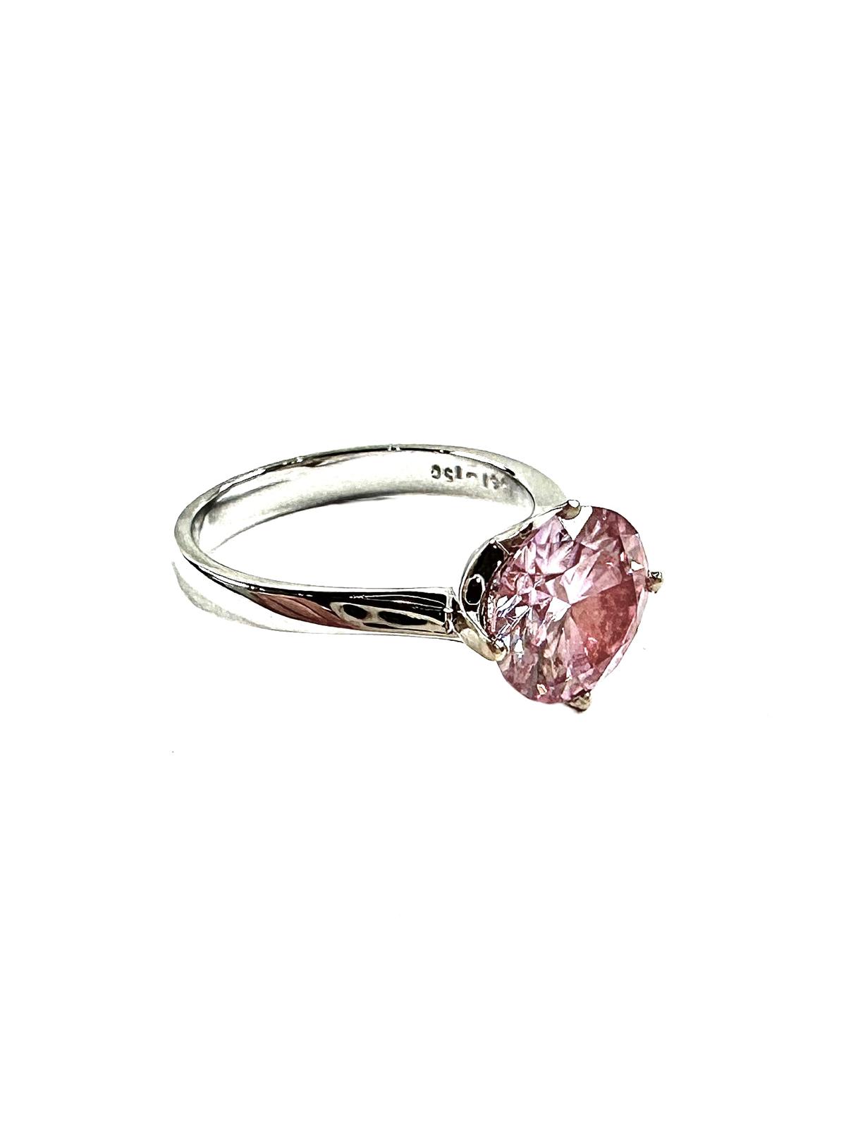 Pink Diamond Ring - Ready
