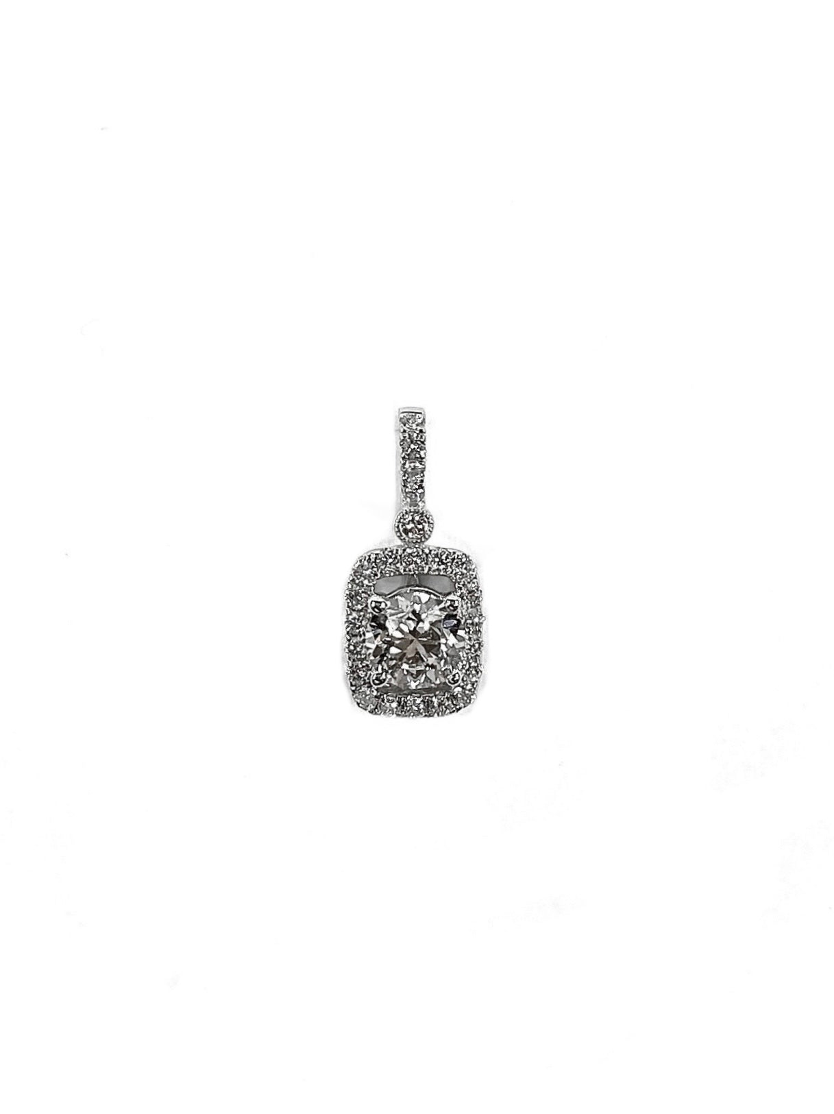 Halo Diamond Pendant