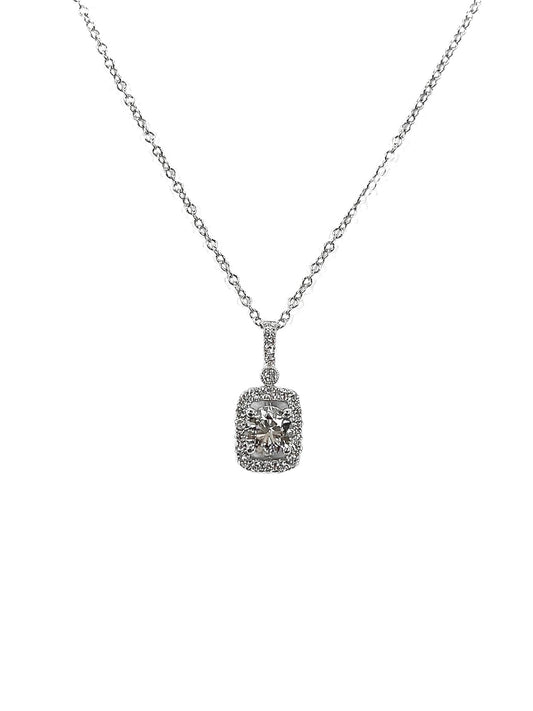 Halo Diamond Pendant
