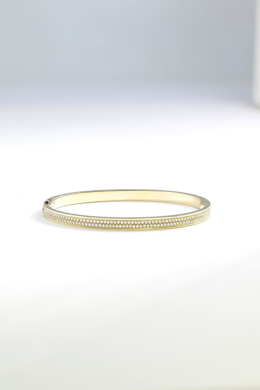 Love Me Bangle - Champagne Gold