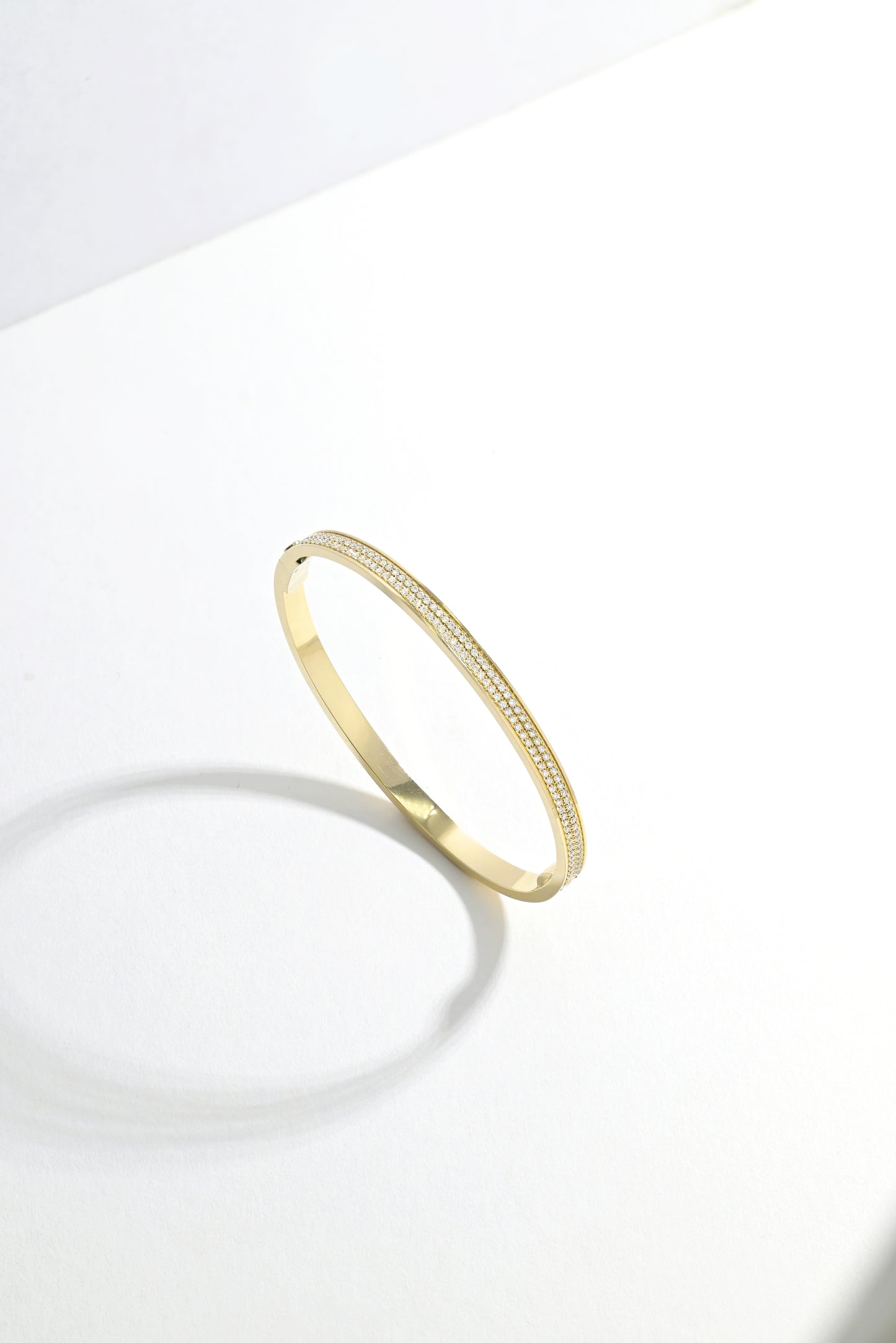 Love Me Bangle - Champagne Gold