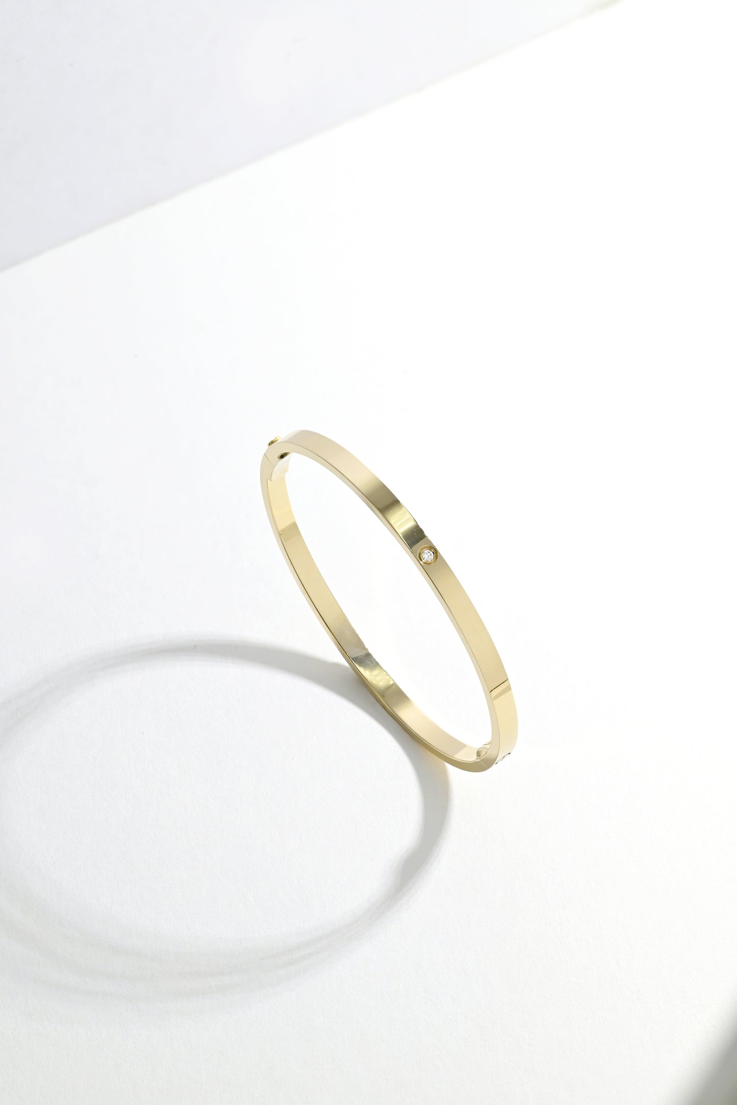 Love Me Bangle - Yellow Gold