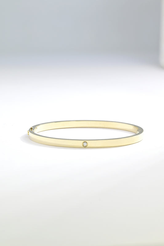 Love Me Bangle - Yellow Gold