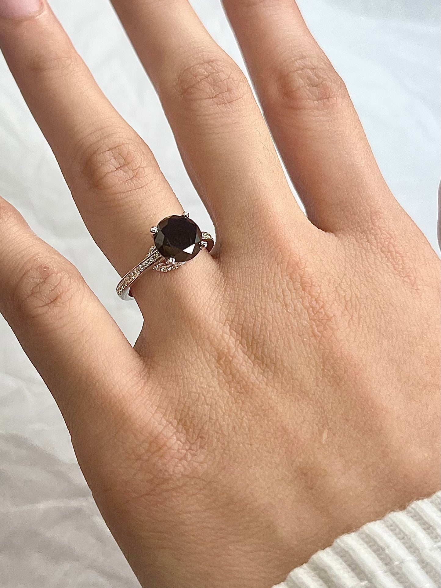 Black Diamond Ring