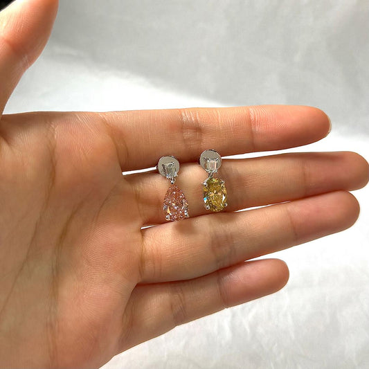 Colored Diamond Earrings