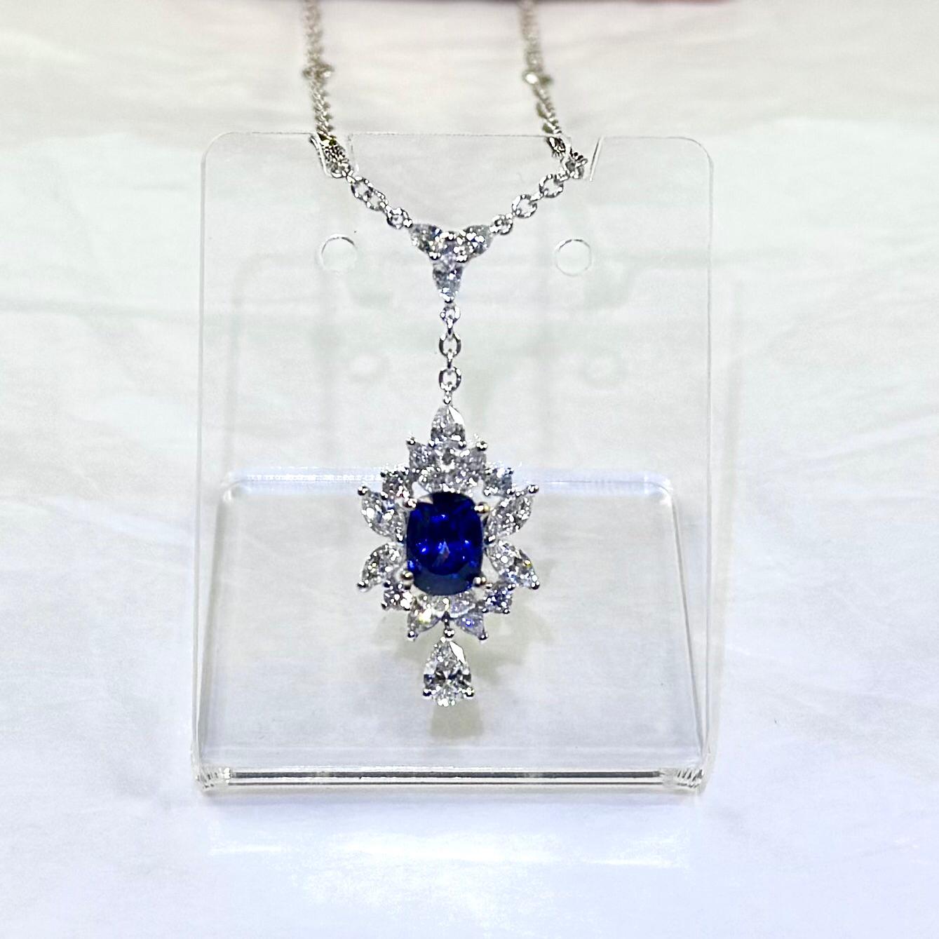 Blue Sapphire Necklace