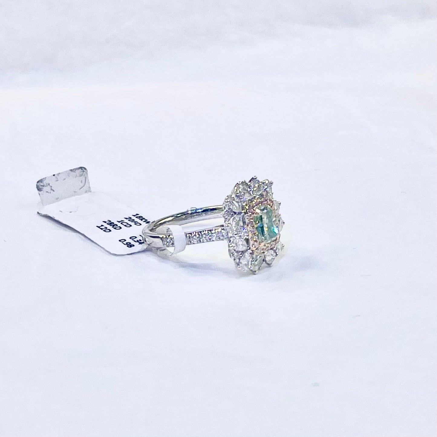 Green Diamond Ring