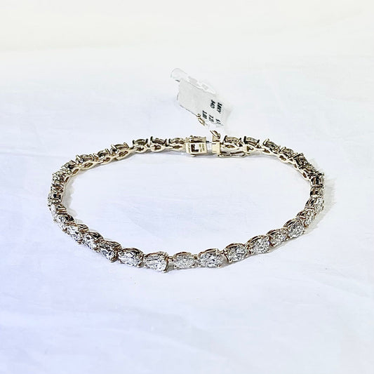 Pear Diamond Bracelet