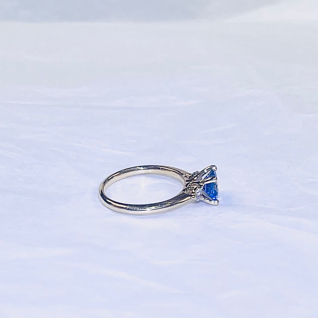 Blue Tanzanite Ring