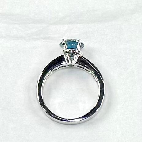 Blue Diamond Ring