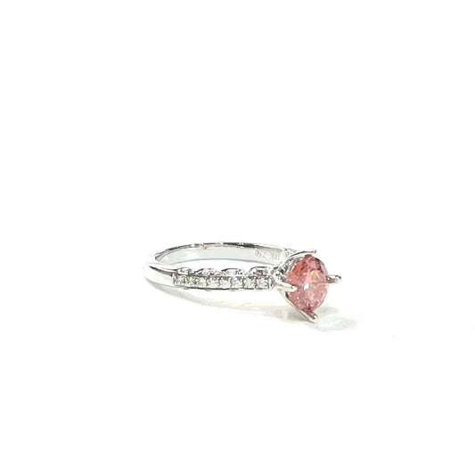 Pink Diamond Ring