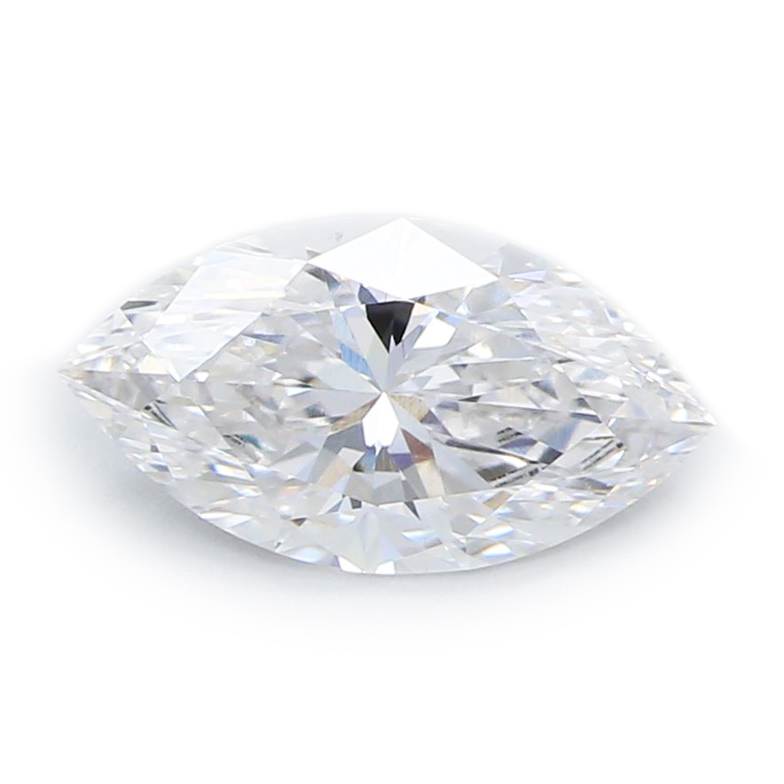 Marquise Brilliant Diamond, certified by GIA/IGI